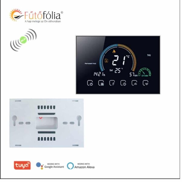 Luxus WIFI termosztát fekete színben B8000 - Image 5