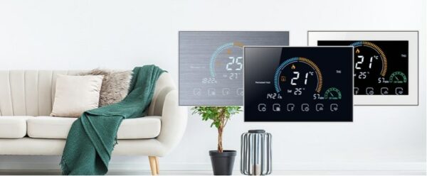 Luxus WIFI termosztát fekete színben B8000 - Image 3