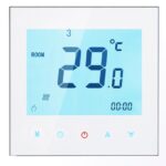 Prémium üveg termosztát fehér színben B1000